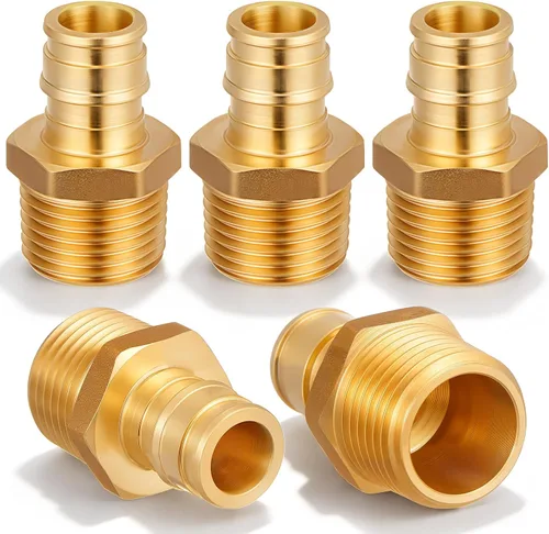 Vista 8 de 1" x 1" PEX A Expansión 90 grados codo, accesorios de fontanería de latón macizo, ASTM F1960 para conexión de tubería PEX-A
