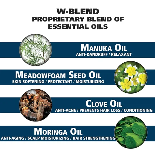 Vista 4 de Wahl Pomada para el cabello para peinar con semillas esenciales de manuka/espuma de pradera/clavo y aceite de moringa para control de brillo