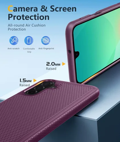 Vista 297 de FNTCASE Funda para iPhone 17 Pro: Fundas delgadas translúcidas de color azul claro compatibles con MagSafe, protección completa de la cámara