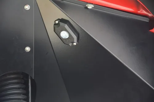 Vista 4 de Juego de protectores interiores para Jeep Wrangler JK 2007-2018 Pozos de rueda delantera Ventilado para flujo de aire Paneles de malla