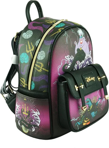 Vista 3 de Wondapop Disney Ursula - Mini mochila de piel vegana de 11 pulgadas