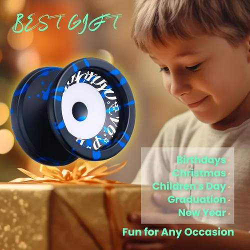 Vista 8 de MAGICYOYO Yoyo Profesional Responsivo para Niños de 8-12, V6 Locus Yo Yo de Doble Función para Adultos, Yo-yo de Truco de Giro con el Dedo