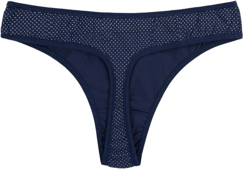Vista 3 de KNITLORD - Juego de 6 tangas de mujer, ropa interior de algodón transpirable, hipster, bikini
