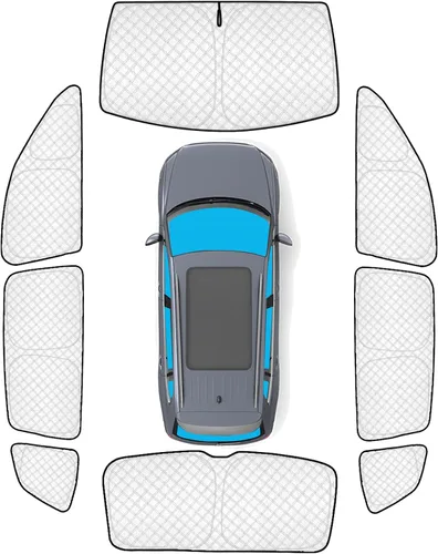 Vista 35 de KMF 6 piezas de parasoles gruesos para Mazda 3 Hatchback (No Sedán) 2014-2018 Accesorios, parasoles completos para parabrisas y ventanas de coche