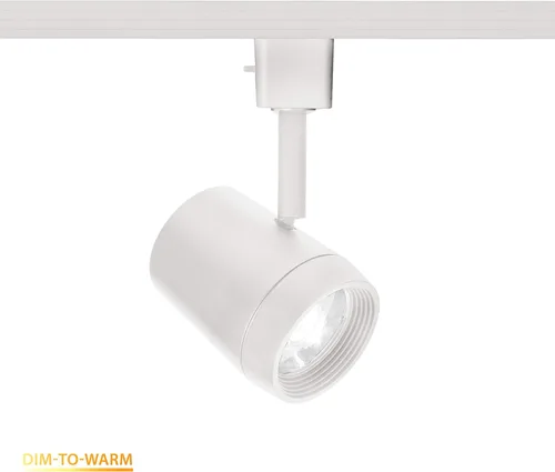 Vista 2 de WAC Lighting L-7011-WD-WT Oculux 7011 - Lámpara LED de cabeza de riel de luz regulable a caliente, color blanco