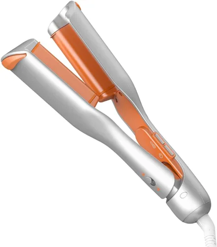 Vista 12 de SHEGLAM Ondulador de cabello ondulado de playa (rosa, 0.75 pulgadas)