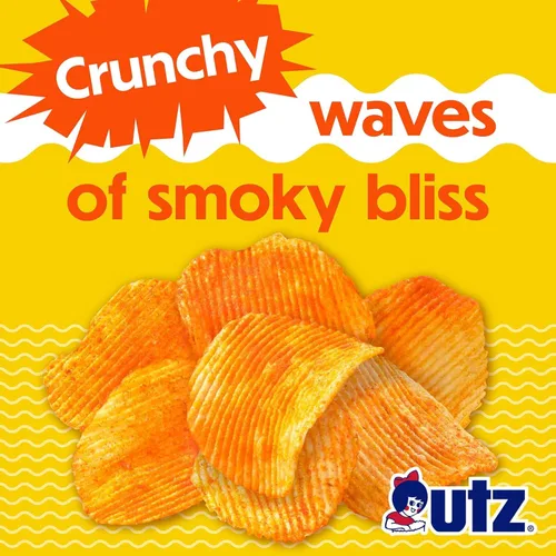 Vista 7 de Utz Papas fritas para barbacoa, 1 onza (paquete de 60), papas fritas crujientes hechas de papas frescas, aperitivos individuales crujientes