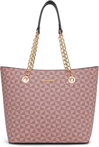 Vista 14 de Montana West Bolsa Tote para Mujeres Bolsos de Mano con Asa Superior de Cadena