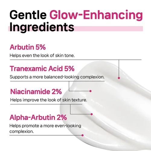 Vista 5 de Arbutin 7% + ácido tranexámico 5% + niacinamida 2% crema facial intensiva para el cuidado del tono, manchas oscuras, pecas, manchas, pigmentación