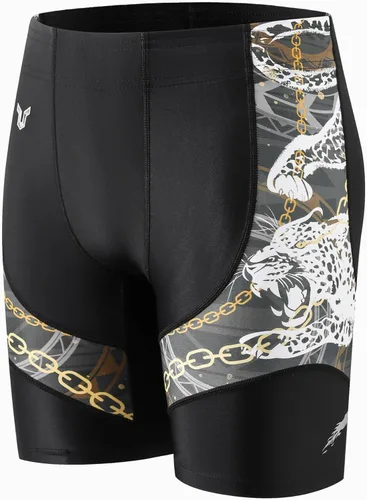 Vista 9 de HUGE SPORTS Shorts Rash Guard de Natación para Hombre Jammer de Natación de Compresión Traje de Baño Activo de Secado Rápido Shorts de Entrenamiento