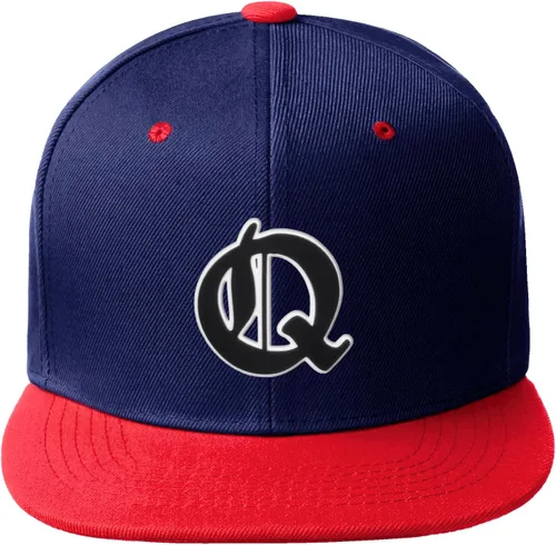 Vista 399 de Daxton Gorra clásica con visera de billete plano con letras del alfabeto inglés antiguo de la A a la Z