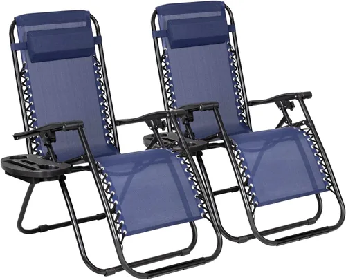 Vista 10 de Flamaker Silla de Patio de Gravedad Cero Sillas Reclinables para Exteriores Silla de Descanso Plegable Silla de Descanso Ajustable para Césped