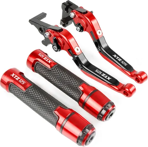 Vista 18 de Accesorios para Yamaha XTZ125 XTZ 125 2014 2015 motocicleta Racing accesorios CNC freno embrague palancas manillar mango motocicleta freno embrague
