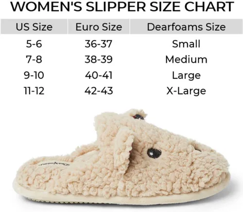 Vista 3 de Dearfoams Shay - Pantuflas para mujer con temática navideña