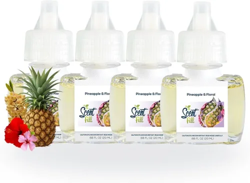 Vista 28 de Scent Fill Ambientador enchufable de sidra de manzana, 4 recambios de aceite perfumado