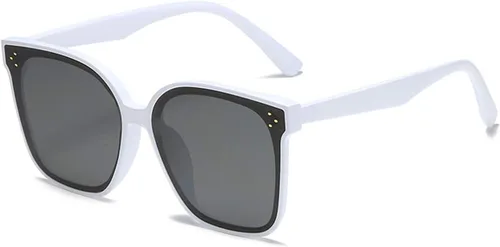 Vista 6 de MAXJULI Oversized Sunglasses for Women Men UV Protection 8056 Negro/Negro