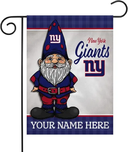 Vista 11 de Rico Industries Bandera de jardín personalizada de gnomo de fútbol de la NFL