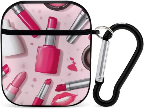 Vista 20 de Funda con diseño tropical de piñas de neón para AirPods, TPU a prueba de golpes, compatible con AirPods 2 y 4