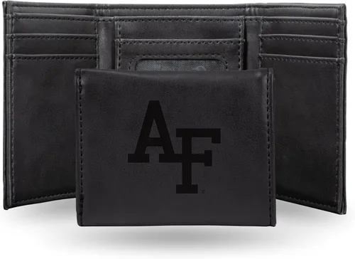 Vista 159 de NCAA Rico Industries - Billetera triple grabada con láser, con grabado láser, accesorio para hombre