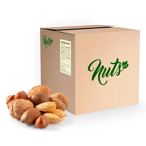Vista 7 de NUTS U.S. – Nueces Mixtas en Cáscara (Almendras, Nueces, Avellanas, Pacanas) Sin Colorantes Añadidos y Sin Sabores Artificiales Sabor Fresco
