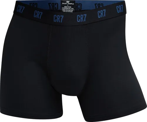Vista 2 de CR7 Traje de baño de mezcla de microfibra para hombre paquete de 3 unidades color negro Negro