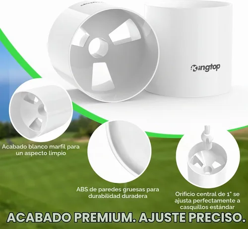 Vista 4 de KINGTOP - Copa de hoyo de golf – Cumple con las regulaciones PGA/USGA, accesorios de golf para práctica de putting green en el patio trasero Taza