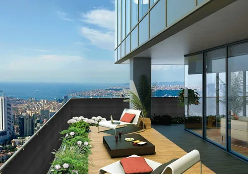 Vista 3 de DearHouse - Protector de pantalla para balcón, protección contra el sol para porche, para exteriores, patio, balcón para protegerse del sol