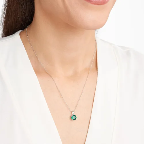 Vista 38 de Amazon Essentials Collar con colgante de piedra natal de corte redondo de plata de ley de 18 pulgadas (anteriormente colección Amazon)