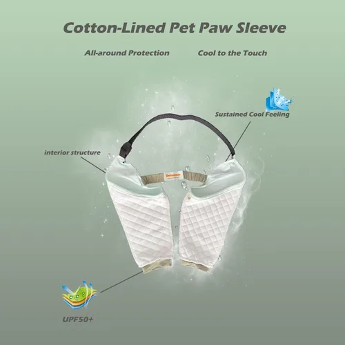 Vista 3 de Protector de codo para perro con seda de hielo transpirable, manga delantera para pierna con correa para el hombro, codo antilamer para higroma