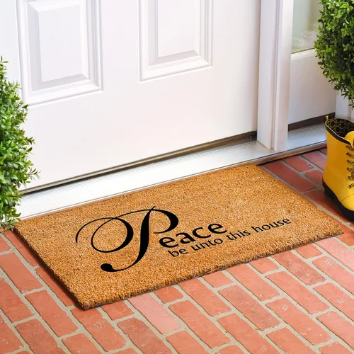 Vista 2 de Calloway Mills Felpudo Peace, (natural/negro, 24 x 36 x 0.60 pulgadas)
