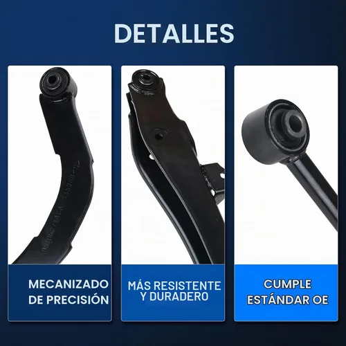 Vista 5 de Autoround Kit de Brazo de Control Trasero Compatible con Jeep Compass Patriot 2007-2017, Dodge Caliber 2007-2012, Suspensión 6 piezas - 2 Brazos