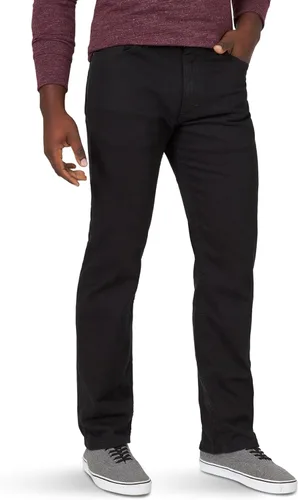 Vista 6 de Wrangler Authentics - Jeans clásicos de ajuste regular con 5 bolsillos Flex para hombre