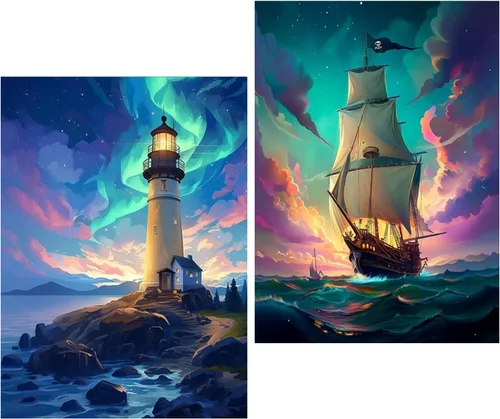 Vista 8 de EWJRNSF Kits de pintura de diamantes 5D para adultos principiantes, juegos de arte de diamantes, pintura de gemas y manualidades, decoración
