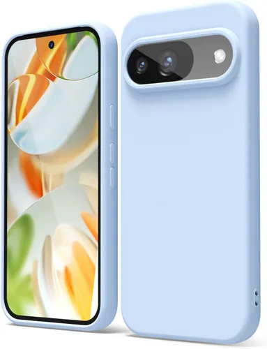 Vista 69 de oakxco para Google Pixel 6A Funda de teléfono de silicona líquida, diseño estético lindo y delgado para mujer y niña, cubierta de gel suave, lisa