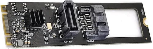 Vista 17 de xiwai NGFF Key A+E macho a PCI Express Riser Adaptador hembra en ángulo recto 90 grados Adaptador de perfil bajo Tarjeta de extensión Riser