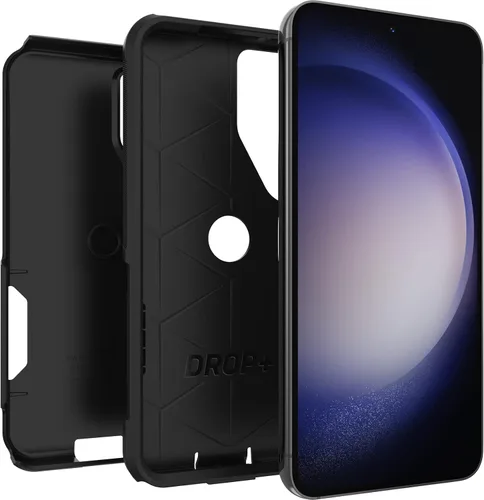 Vista 5 de OtterBox Funda para Galaxy S23 Commuter Series, negra, delgada y resistente, apta para bolsillo, con protección de puerto