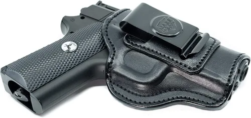 Vista 6 de Maxx Carry Dentro de la funda de cuero de la cintura se adapta a Kimber Ultra Carry II. Funda IWB.