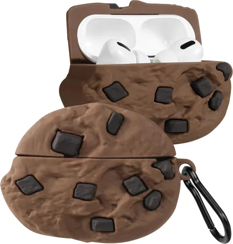 Vista 15 de Boaretiu - Funda para AirPods Pro/Pro de 2ª generación, lindo KawaiiBanana con llavero para AirPods Pro y Pro 2, divertida funda 3D de silicona