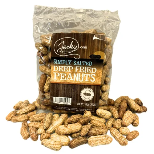 Vista 11 de Jerky.com Paquete de 3 muestras de cacahuetes fritos en cáscara, sabores gourmet que incluyen salado, ajo asado, picante picante, cacahuetes