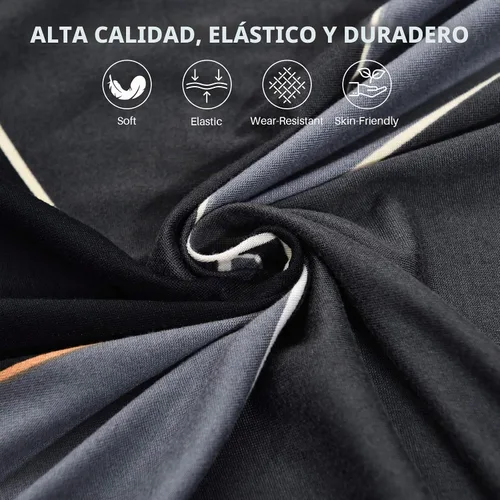 Vista 7 de MIFXIN - Funda elástica para futón sin brazos, funda plegable para sofá, protector de muebles elástico para sofá de 3 plazas plegable, futón sin
