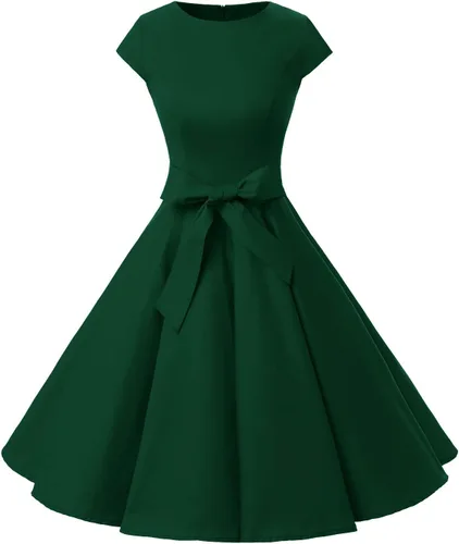 Vista 55 de Dressystar - Vestidos clásicos de fiesta con mangas casquillo, estilo Rockabilly y retro de la década de 1950