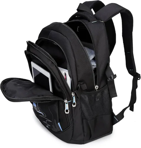 Vista 4 de goldwheat Mochilas escolares para estudiantes, mochila casual para viajes, mochila de viaje para adolescentes y niños, Computadora portátil