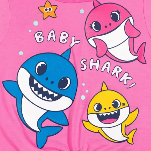 Vista 6 de Pinkfong Conjunto de camiseta y leggings de tiburón bebé para niños pequeños