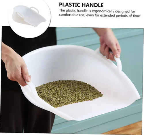Vista 8 de GANAZONO Recogedor de mano multiusos de plástico grueso de limpieza para granos de cocina Contenedor Estilo aleatorio