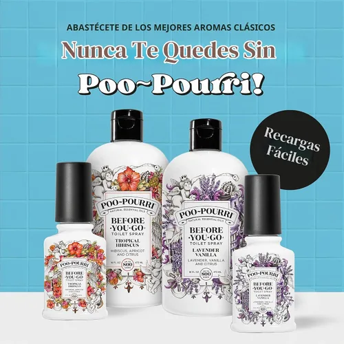 Vista 6 de Poo-Pourri Before-You-Go - Recambio de espray para inodoro, sal marina