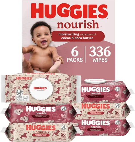 Vista 6 de Huggies Toallitas perfumadas para bebés Nutre y cuida (640 ct.)