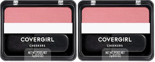 Vista 18 de Covergirl - Rubor Cheekers, fórmula suave, mezclable y ligera, aspecto fácil y natural, 100% libre de crueldad 105 seda rosa