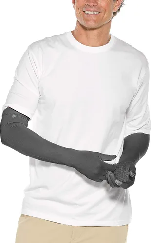 Vista 3 de Coolibar UPF 50+ Culebra UV - Guantes largos para el sol, protección solar para hombre y mujer