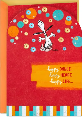 Vista 8 de Tarjeta de felicitación de cumpleaños emergente de Peanuts Snoopy de Hallmark (Casa del perro de Snoopy)