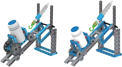 Vista 11 de Thames & Kosmos Kit de Experimentación Científica y Construcción de Modelos de Máquinas Simples, Introducción a la Física Mecánica, Construye 26